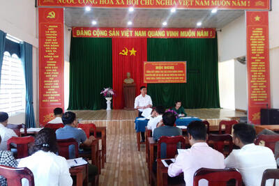 tổng kết một số nội dung liên quan đến công tác Cải cách hành chính, chuyển đổi số và Đề án 06 trên địa bàn xã năm 2024